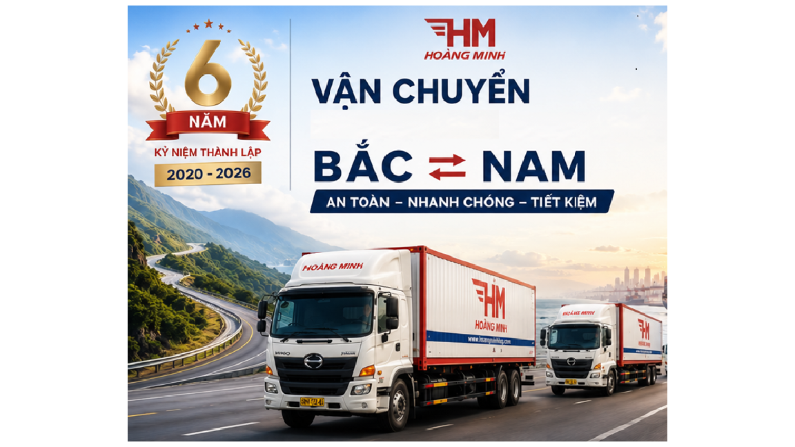 Hoàng Minh Logistics triển khai chương trình ưu đãi vận chuyển nhân dịp kỷ niệm 6 năm thành lập